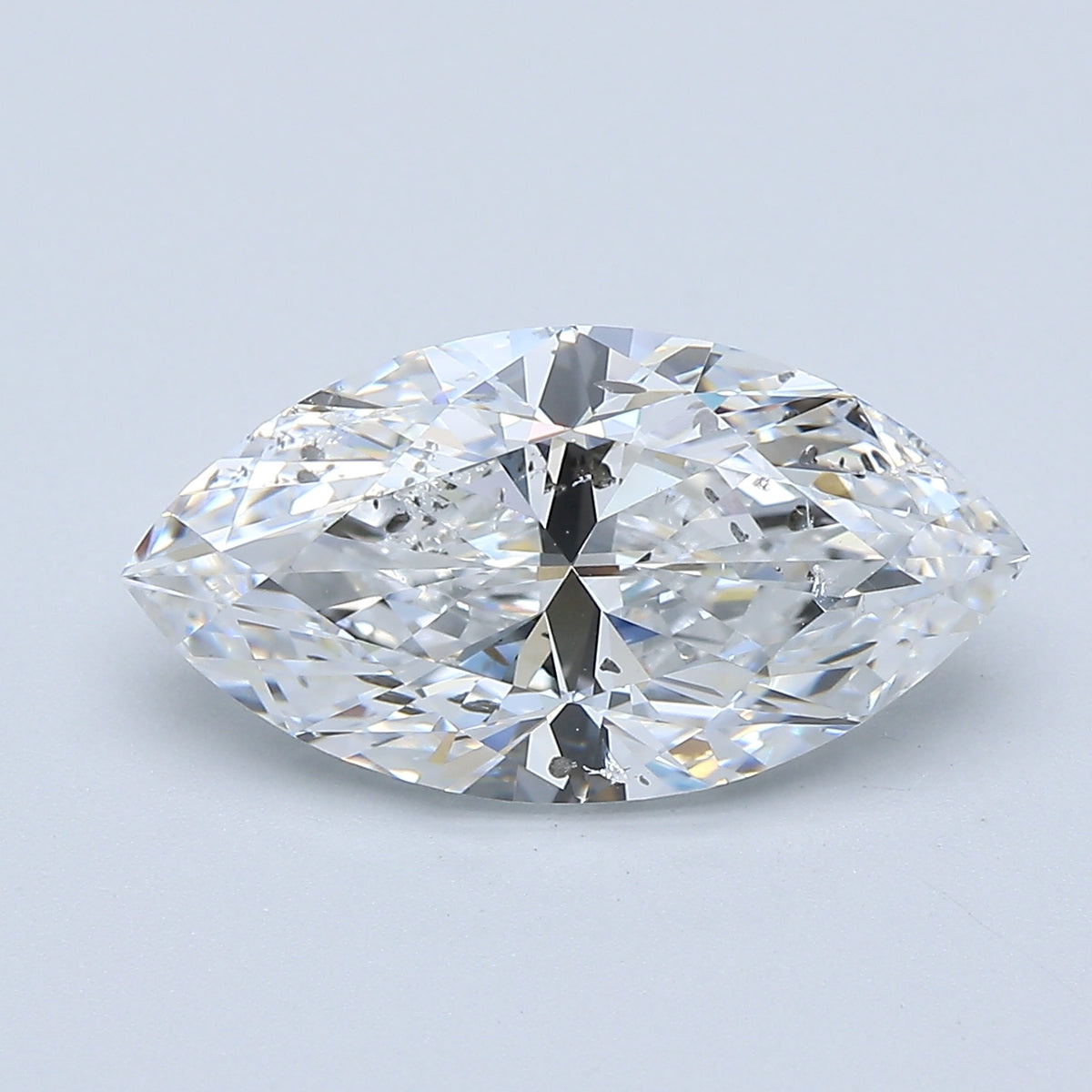 3.51ct Marquise Natural Diamond — D SI2, GIA Certified