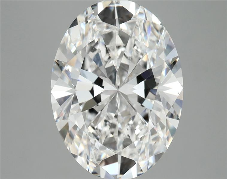 3.92ct Oval, D VS1 — IGI