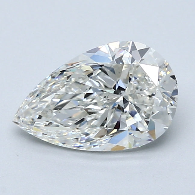 1.5ct Pear Natural Diamond — H SI1, GIA Certified