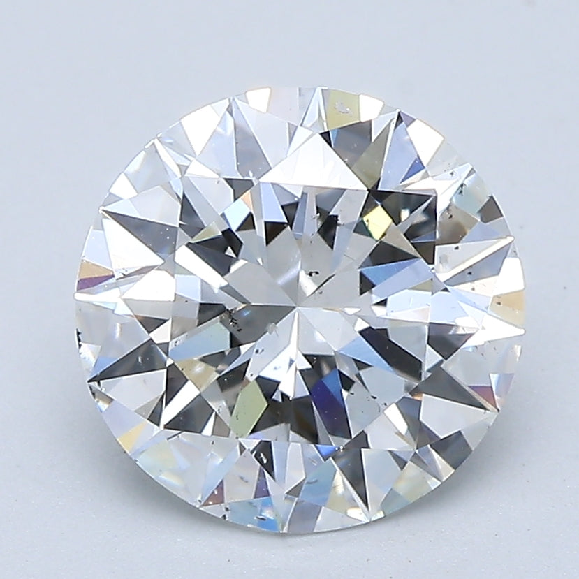 2.5ct Round, D SI1 — GIA