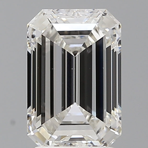 2.45ct Emerald Lab-Grown Diamond — F VVS2, IGI Certified