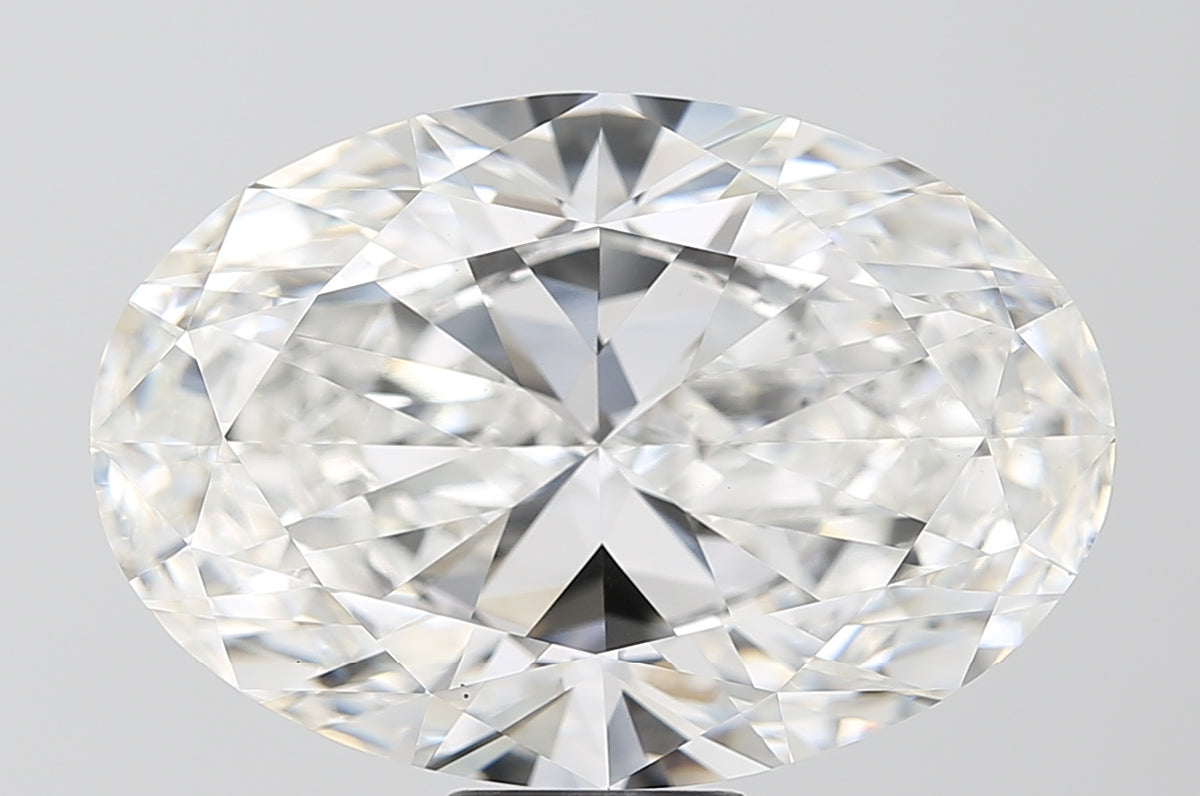 15.09ct Oval Lab-Grown Diamond — F VS1, IGI Certified