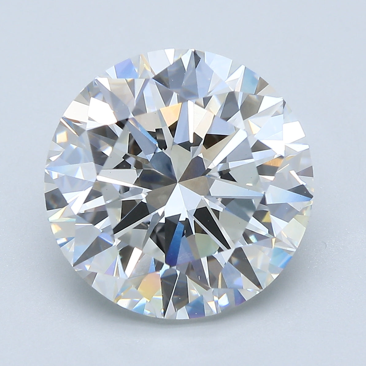 7.03ct Round, F VS2 — IGI