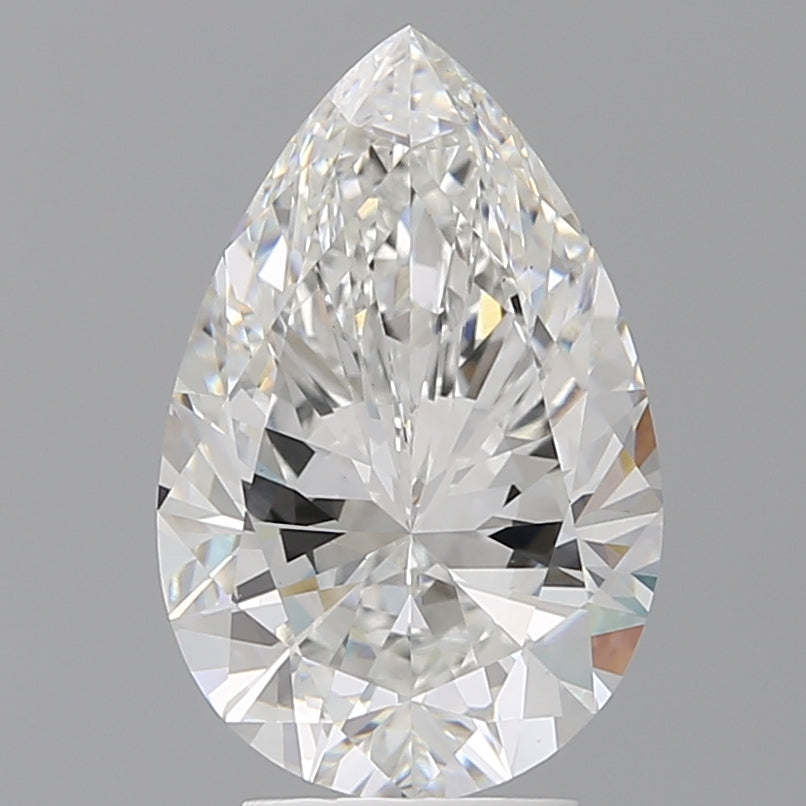 4.1ct Pear Lab-Grown Diamond — F VS1, IGI Certified
