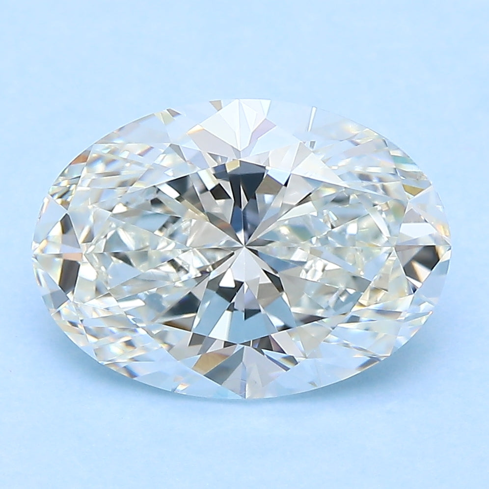 3.51ct Oval Natural Diamond — H VS2, GIA Certified