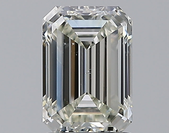 1.7ct Emerald Natural Diamond — J SI1, GIA Certified