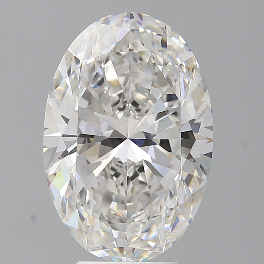 5.6ct Oval, F VS2 — IGI