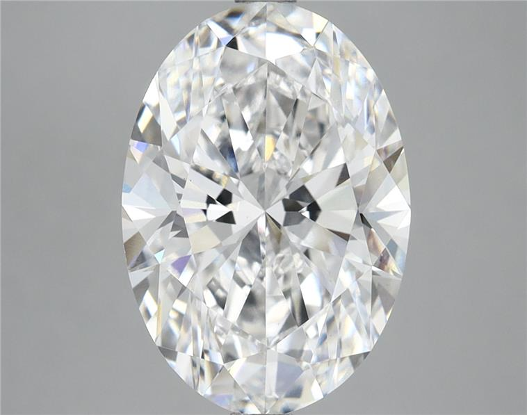 5.02ct Oval, D VVS2 — IGI