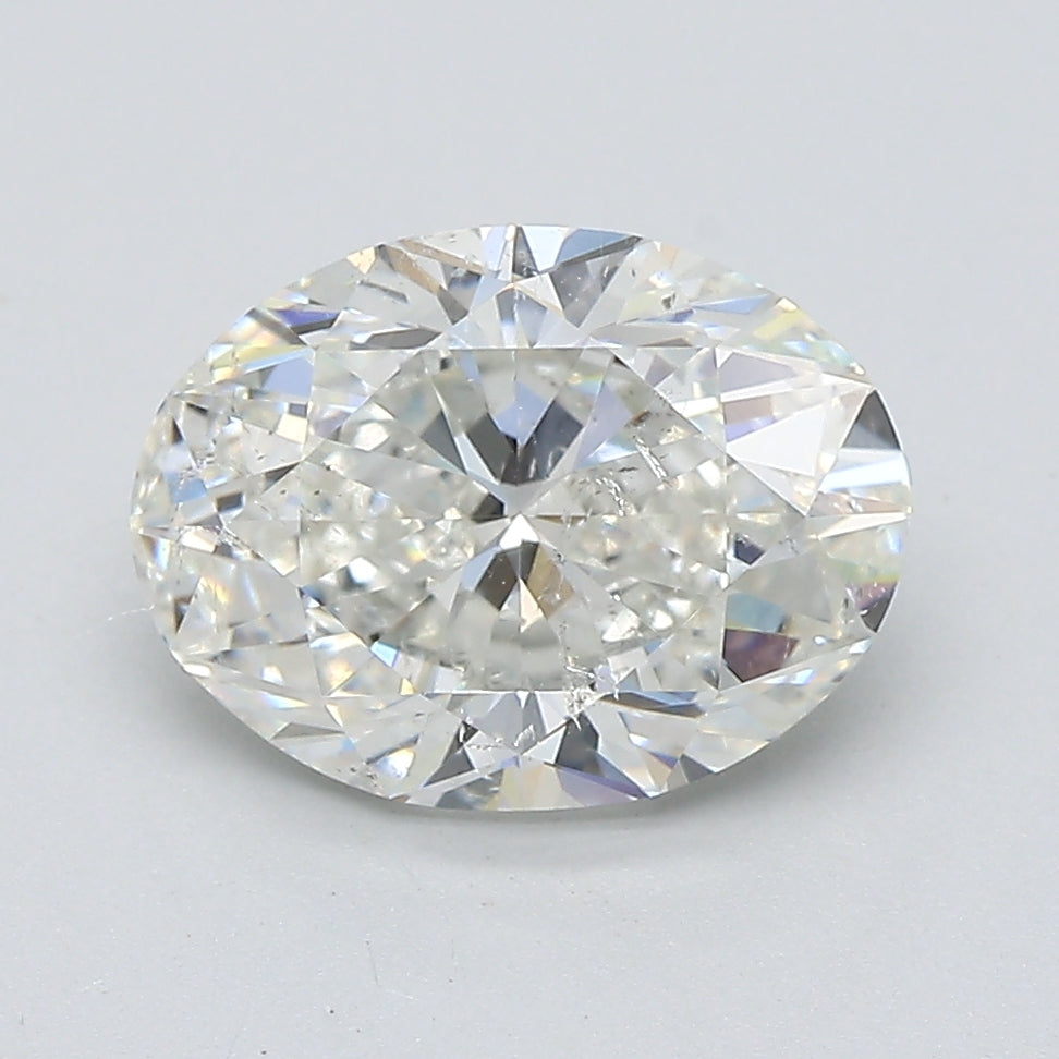 2.5ct Oval Natural Diamond — H SI2, GIA Certified