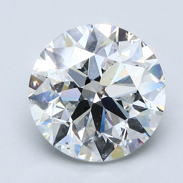 5.01ct Round, E SI2 — GIA