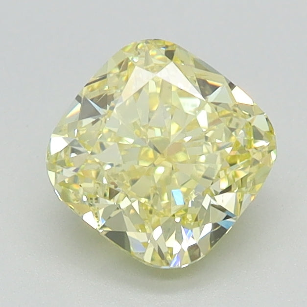 1.00ct Cushion Fancy Intense Yellow Lab-Grown Diamond — VS2 | IGI
