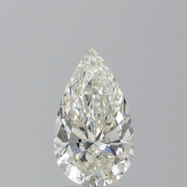 4.02ct PEAR, J IF — GIA