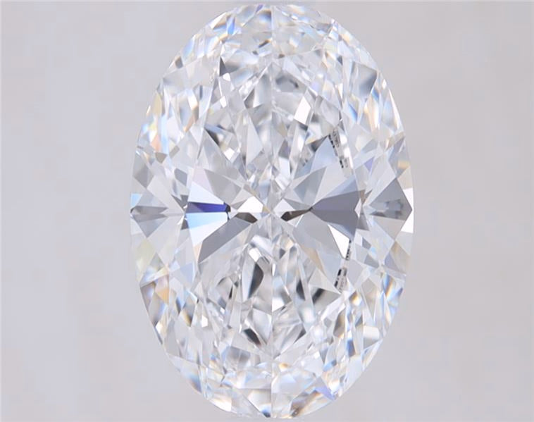 5.09ct Oval, F VVS2 — IGI