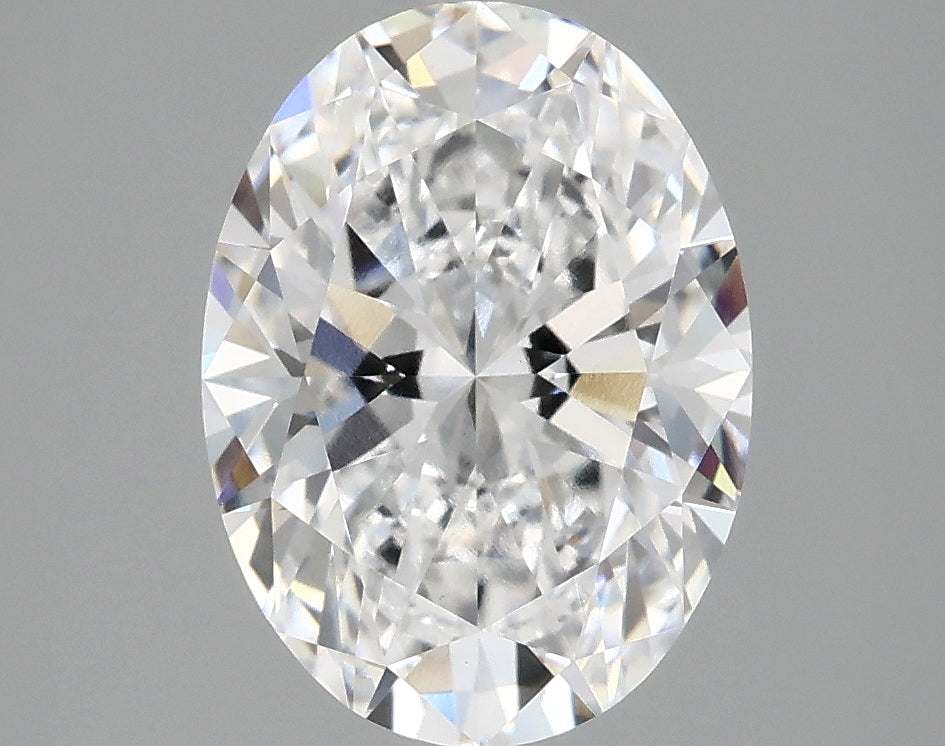 2.98ct Oval Lab-Grown Diamond — D VVS2, IGI Certified
