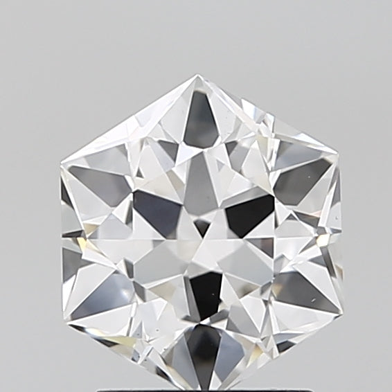 2.06ct Hexagonal, E VS1 — IGI