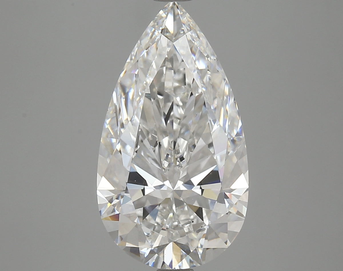 4.08ct Pear, F VS1 — IGI