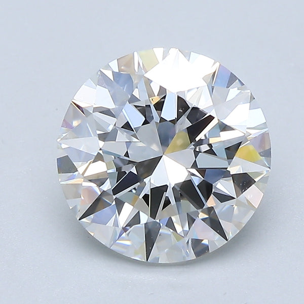 3.02ct Round, F VS1 — GIA