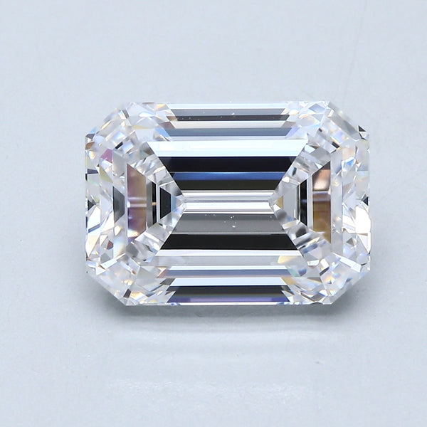 4.13ct EMERALD, D FL — GIA