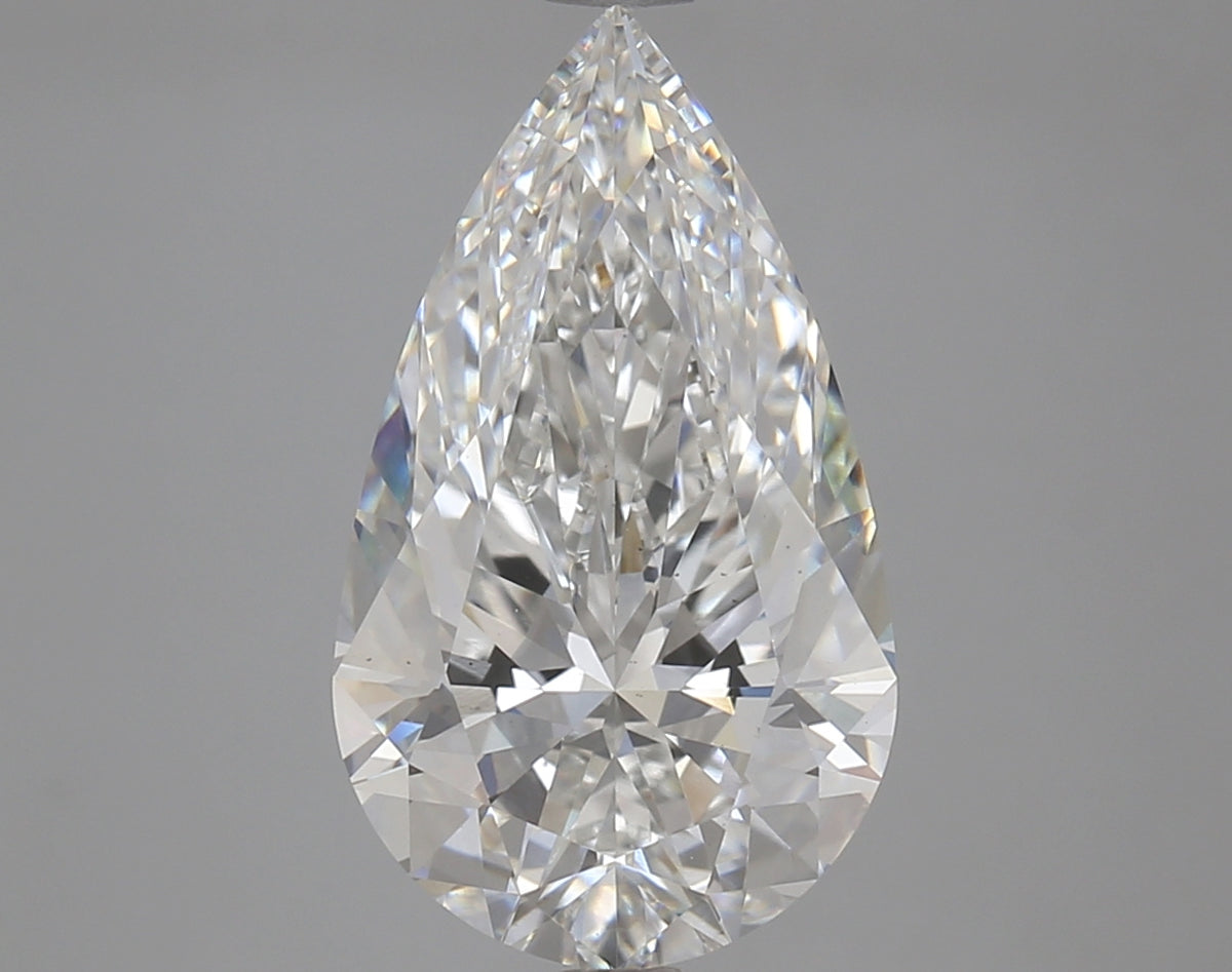 4.39ct Pear, F VS1 — IGI