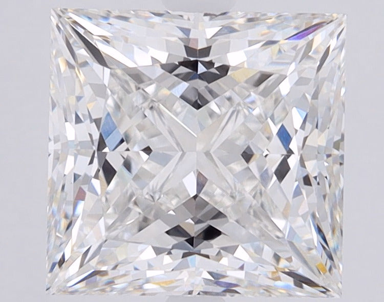 3.42ct Princess Lab-Grown Diamond — E VVS2, IGI Certified