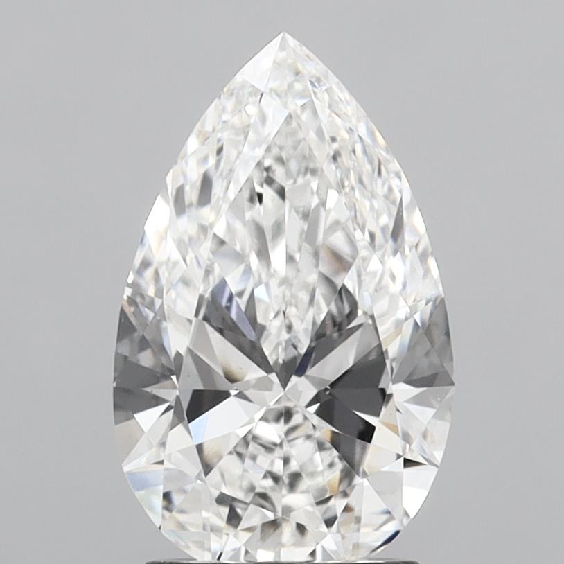 2.25ct Pear, E VS1 — IGI