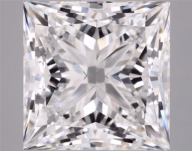 4.03ct Princess, F VS1 — IGI