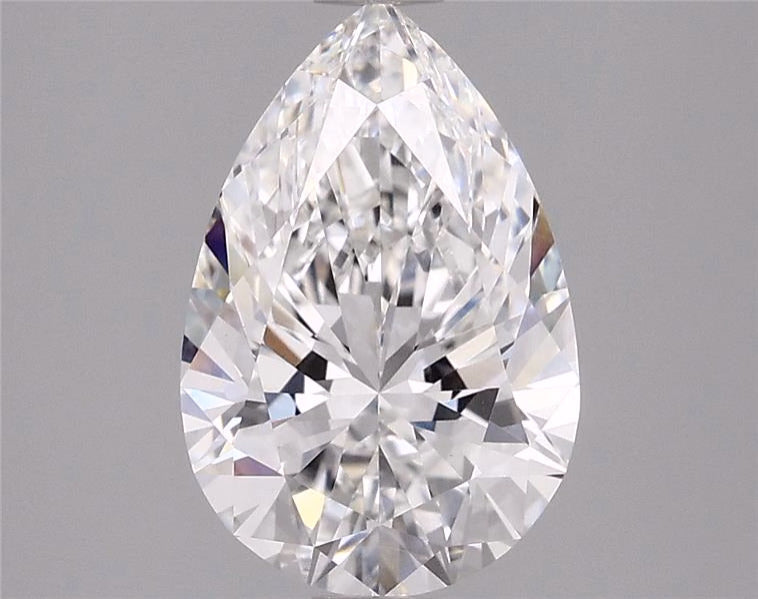 4.27ct Pear, F VVS2 — IGI