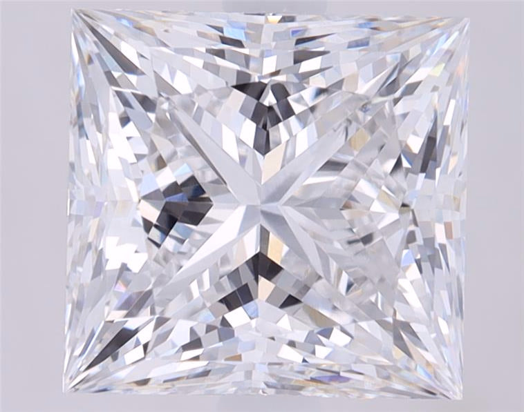 3.41ct Princess Lab-Grown Diamond — E VS1, IGI Certified