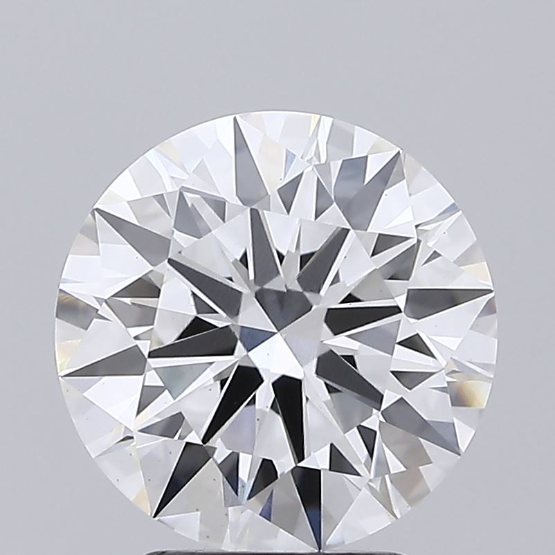 3.42ct Round, E VS1 — IGI