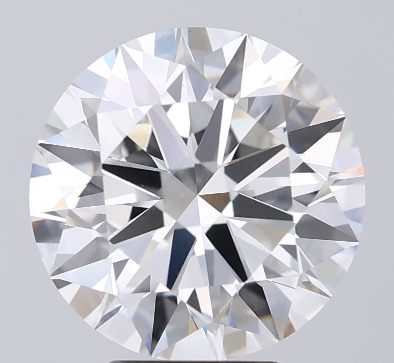 4.58ct Round, F VS1 — IGI