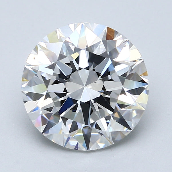 4.03ct Round, F VS2 — GIA