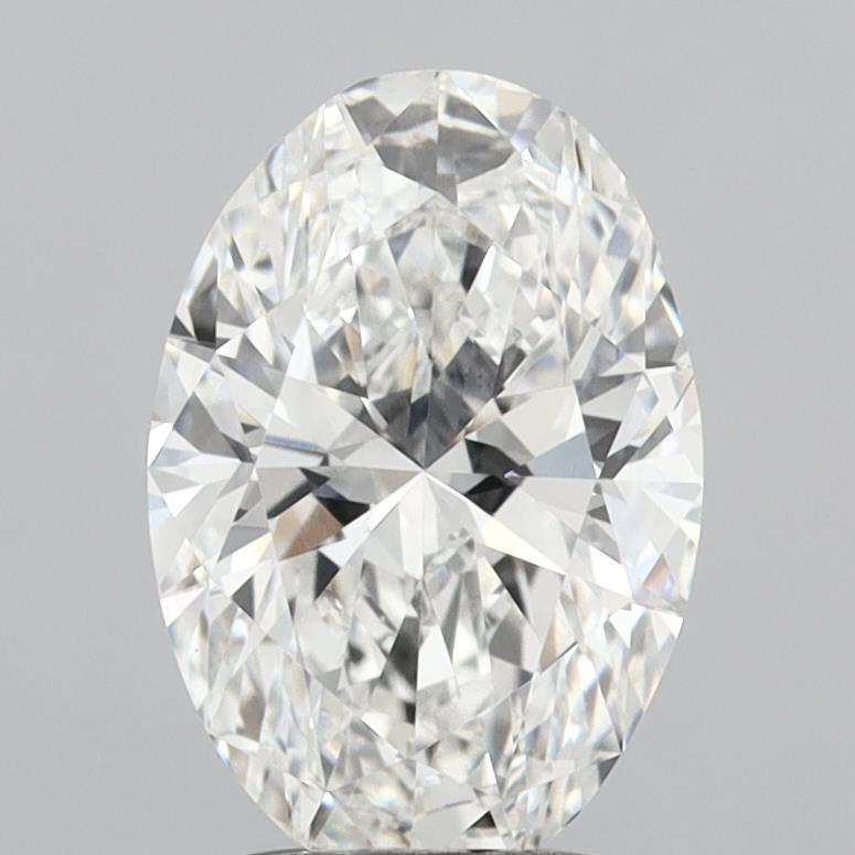 2.53ct Oval, F VVS2 — IGI