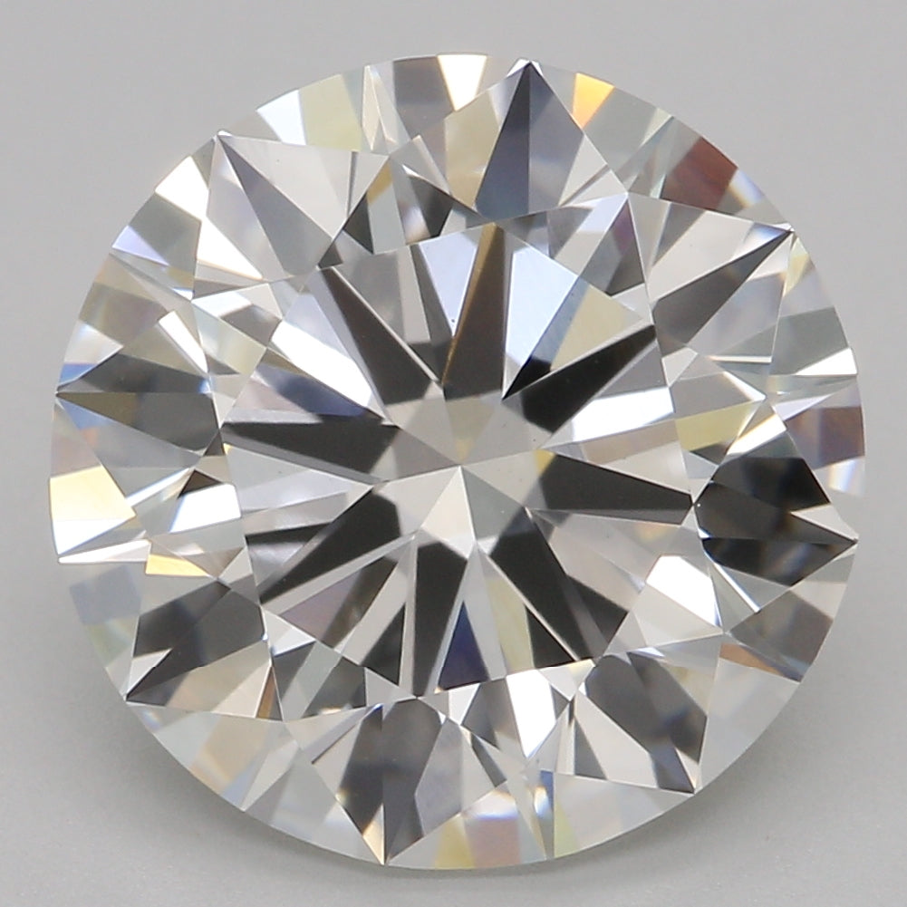 4.04ct Round, F VS1 — IGI