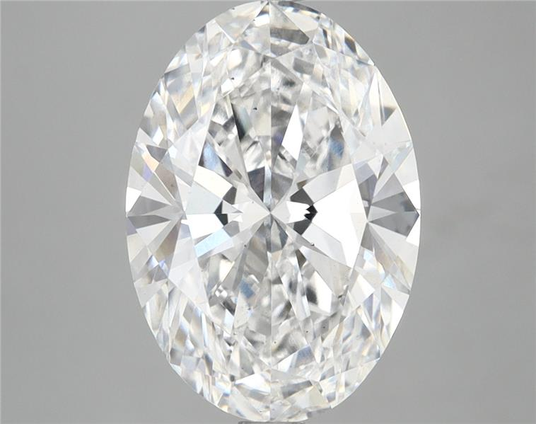 4.13ct Oval, D VS2 — IGI
