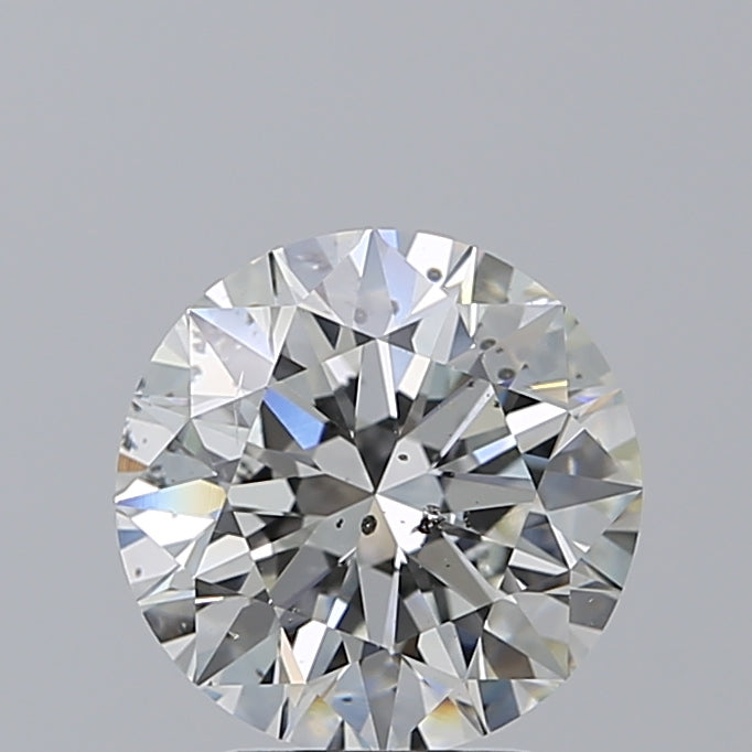 3.05ct Round, H SI2 — GIA