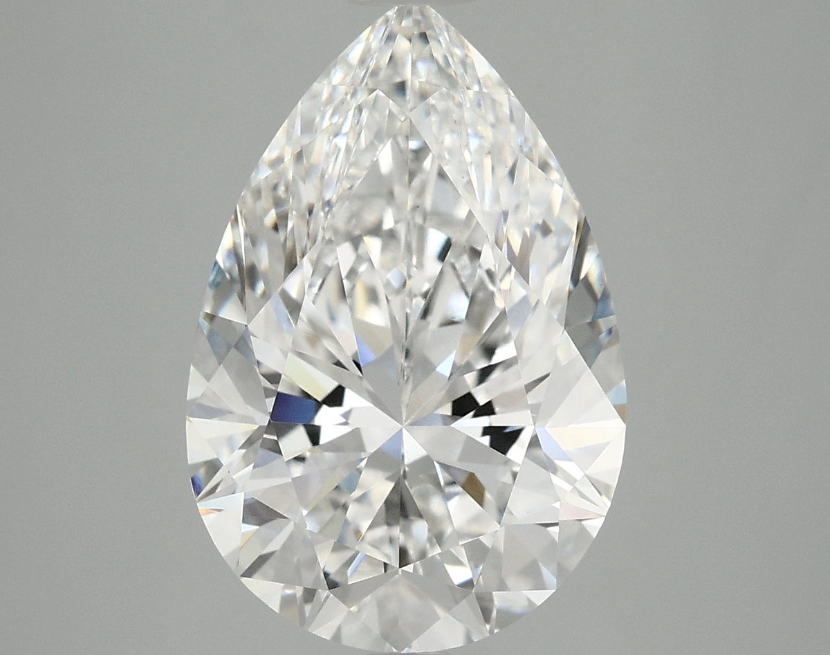 5.1ct Pear, E VS1 — IGI