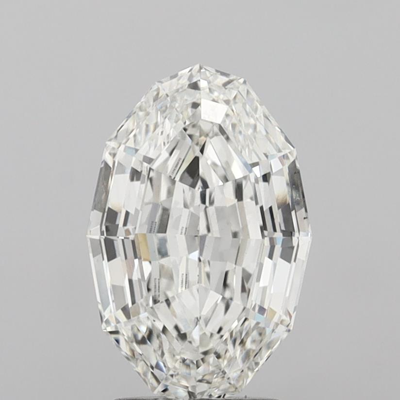2.89ct Step Oval Lab-Grown Diamond — F VS2, IGI Certified