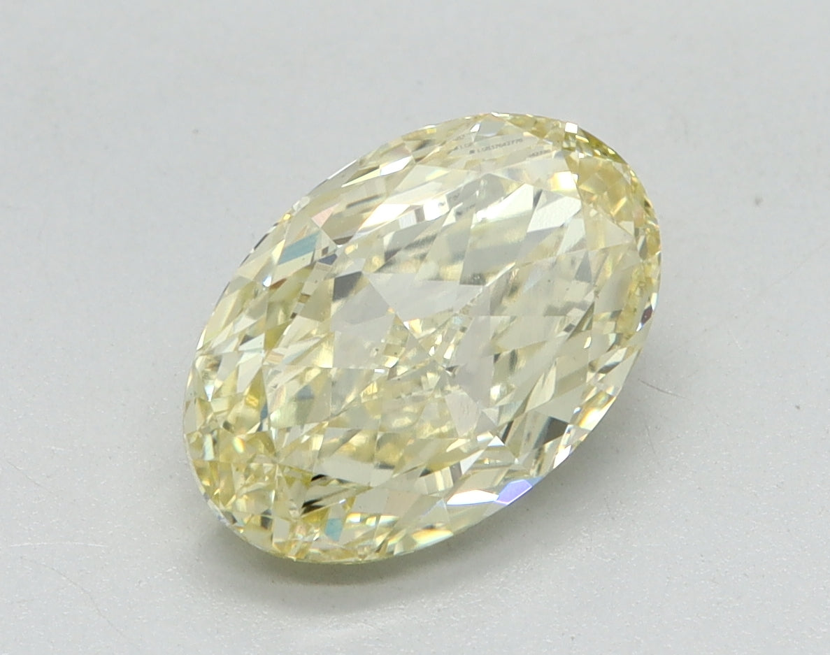 2.02ct Oval Fancy Yellow Lab-Grown Diamond — VS1 | IGI