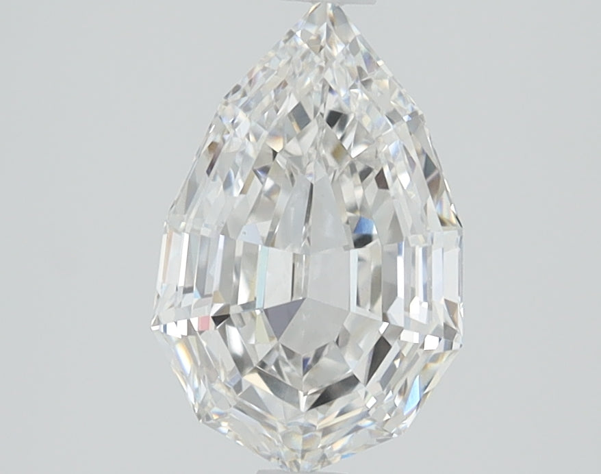 1.61ct Pear Step, E VS1 — IGI