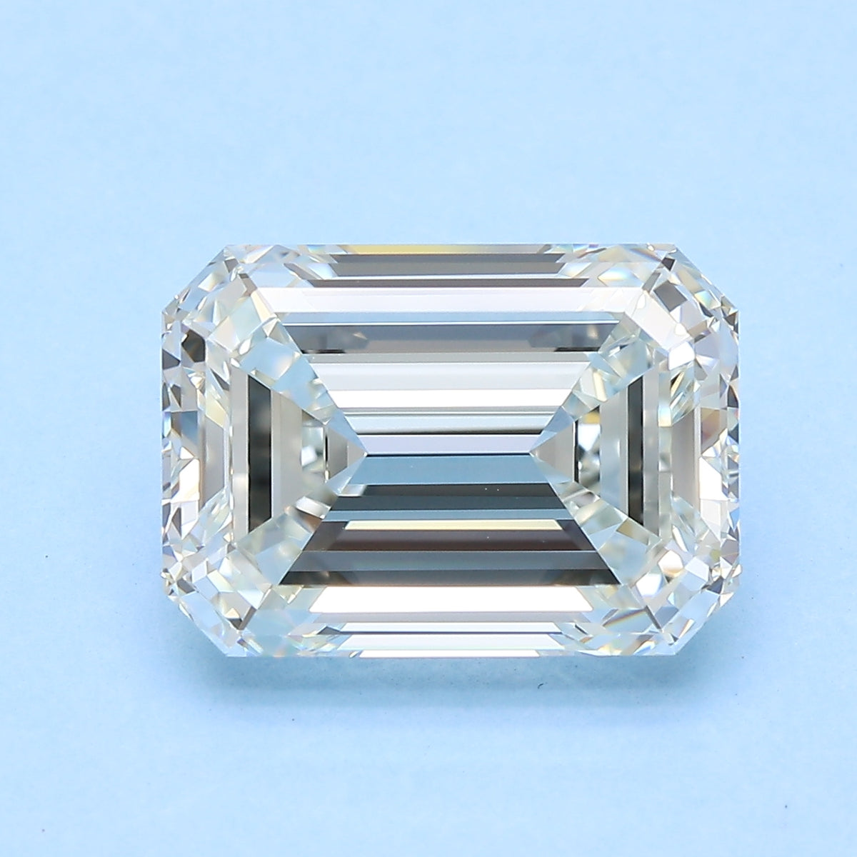 6.04ct Emerald Natural Diamond — J VVS1, GIA Certified