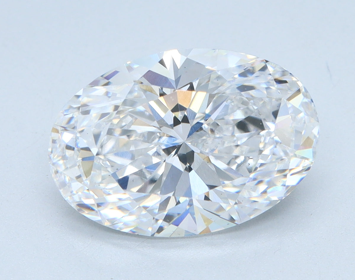3.52ct Oval, D VS2 — IGI