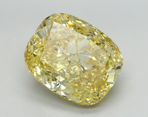 10.03ct Cushion Fancy Intense Yellow Lab-Grown Diamond — VS1 | IGI