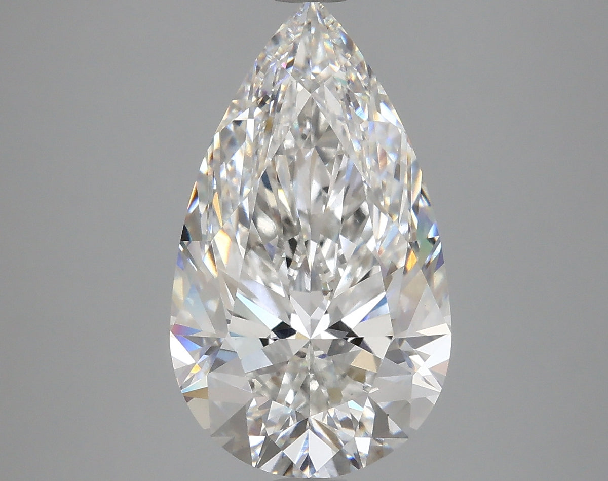 4.43ct Pear, F VS1 — IGI
