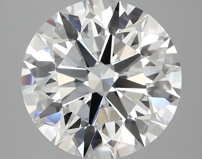 4.08ct Round, F VVS2 — IGI