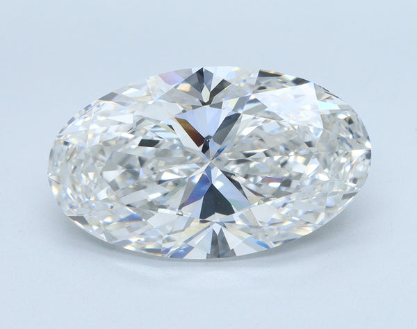5.91ct Moval Lab-Grown Diamond — F VVS2, IGI Certified