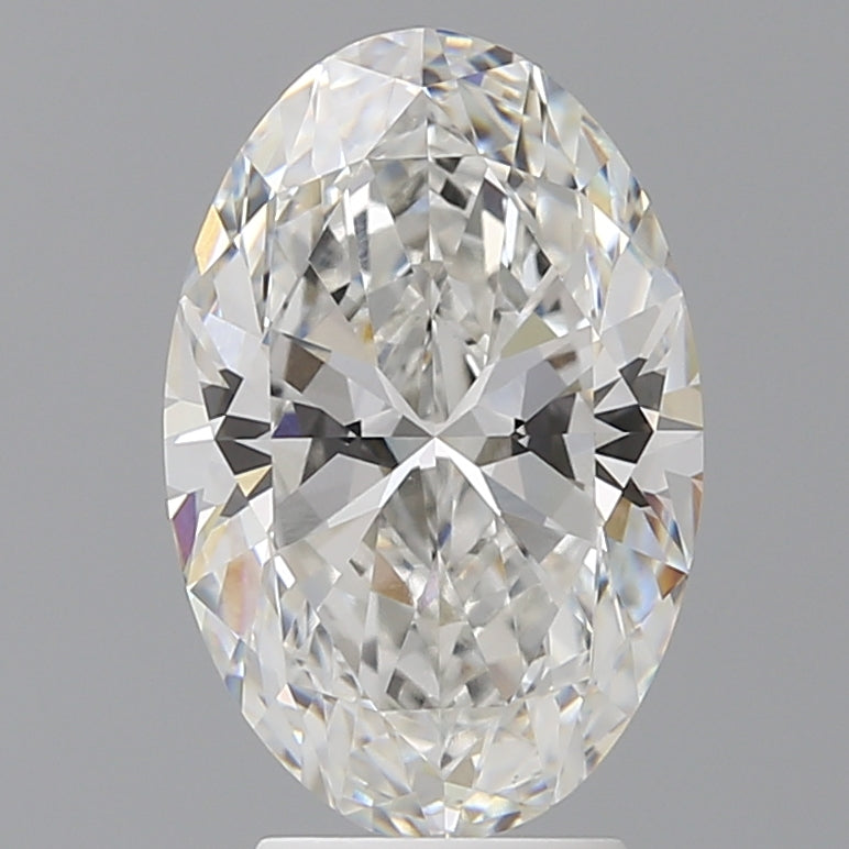 4.06ct Oval Lab-Grown Diamond — F VVS2, IGI Certified