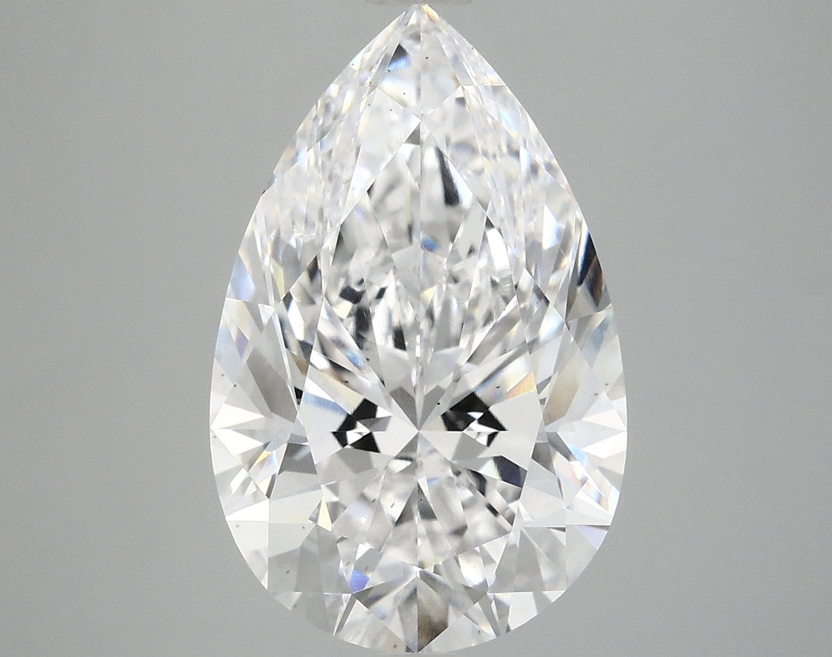 5.71ct Pear, D VS2 — IGI