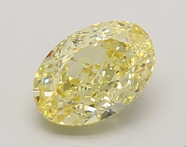 0.93ct Oval Fancy Intense Yellow Lab-Grown Diamond — VS2 | IGI