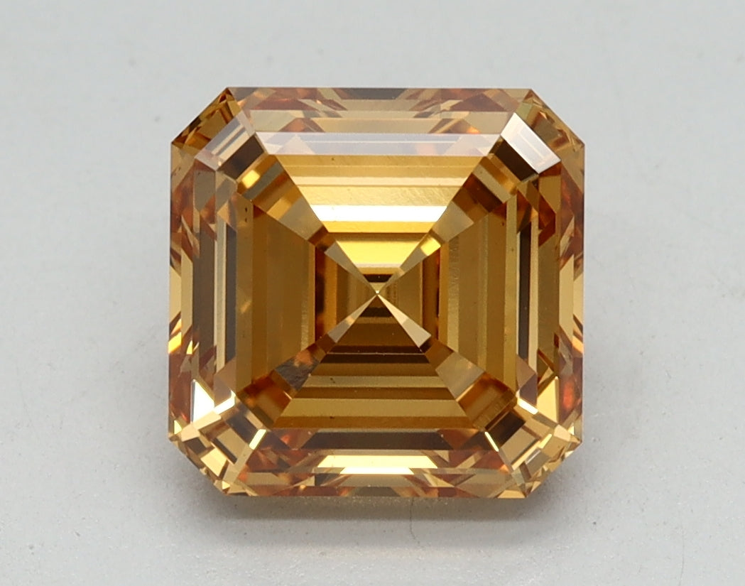 2.16ct Asscher Fancy Yellow Lab-Grown Diamond — VS1 | IGI