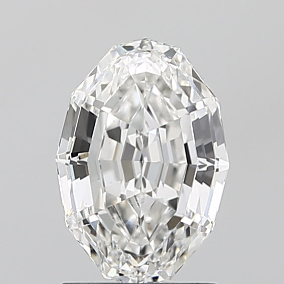 1.61ct Oval Step Cut, E VS1 — IGI